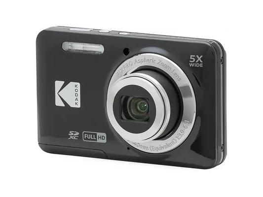 Cámara digital - KODAK FZ55-BK, 16,76 megapixel, Full HD 1080p, Negro
