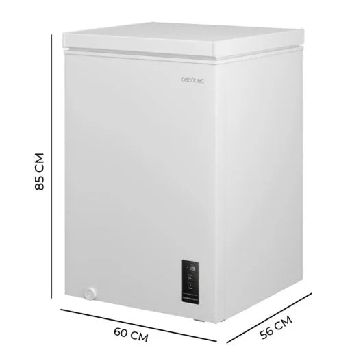 Congelador Cecotec Bolero CoolMarket Chest 143P White E 143L Dual Function Ultra Silencioso