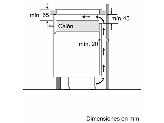 Placa inducción - Bosch PUJ631BB5E, 3 zonas, 28 cm, Función Sprint, Control TouchSelect, 60 cm, Negro