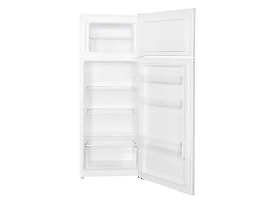 Frigorífico dos puertas - ok. OFK 471 E W, PW58BM, 142.5 cm, 206 l, Pies ajustables, Blanco