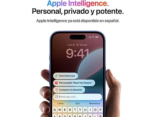 Apple iPhone 16, Azul ultramar, 128 GB, 5G, 6.1 " OLED Super Retina XDR, Chip A18 Bionic, iOS