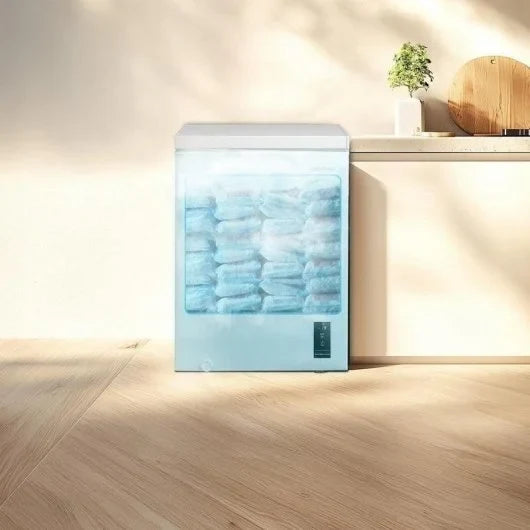 Congelador Cecotec Bolero CoolMarket Chest 143P White E 143L Dual Function Ultra Silencioso
