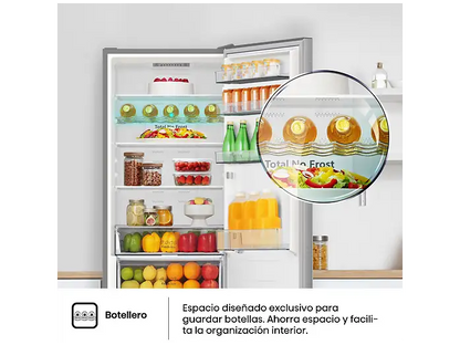 Frigorífico combi - Hisense RB440N4ACA, No Frost, 201.7 cm, 336 l, Multi-Air Flow. Motor Inverter, Inox