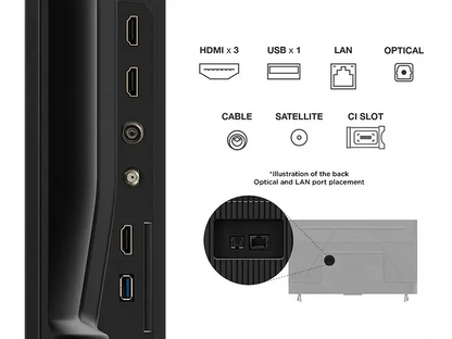 TV QLED 85 - TCL 85T69C, UHD 4K, Procesador AiPQ, Smart TV, DVB-T2, Negro
