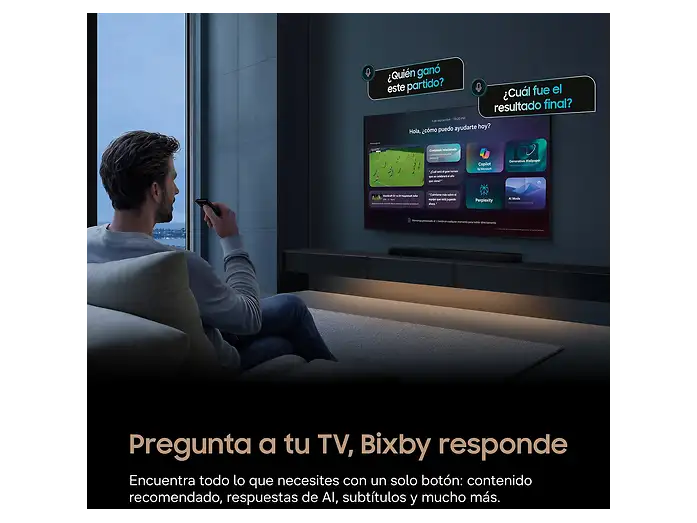 TV OLED 55 - Samsung TQ55S90HAEXXC, OLED 4K, NQ4 AI Gen3 Processor, Smart TV, Tecnología Sin Reflejos, Full AI, Negro