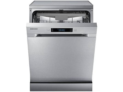 Lavavajillas - Samsung DW60M6050FS, 14 servicios, 7 programas, 59.8 cm, Función Higiene, Configuración Flexible, Inox