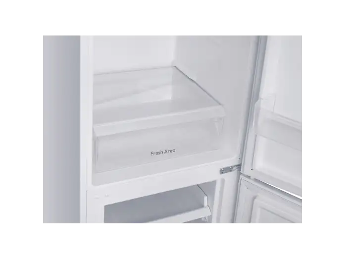 Frigorífico combi - Candy CCH1S518EW, Cíclico, 180 cm, 262 l, Tirador integrado, Puerta reversible, Blanco