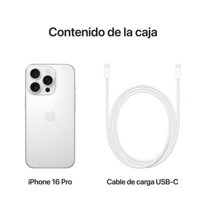 Apple iPhone 16 Pro 128GB Titanio Blanco Libre