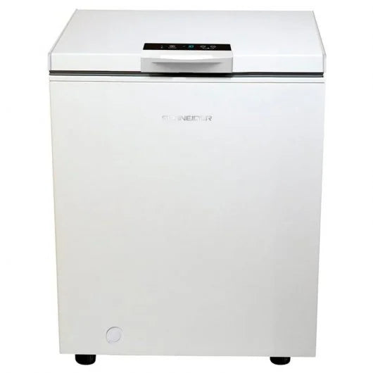 Schneider SCCFD93W+ congelador Vertical 93L Display en puerta Blanco
