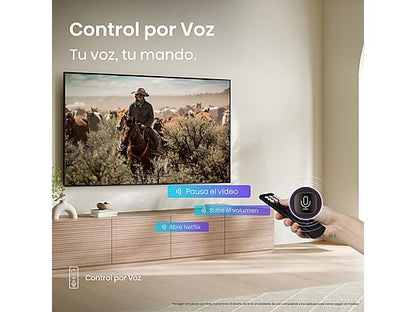 TV LED 85 - Hisense 85A6Q, UHD 4K, Quad CoreMT9603, IA 4K Upscaler, Modo Juego Plus, Control por voz, Negro