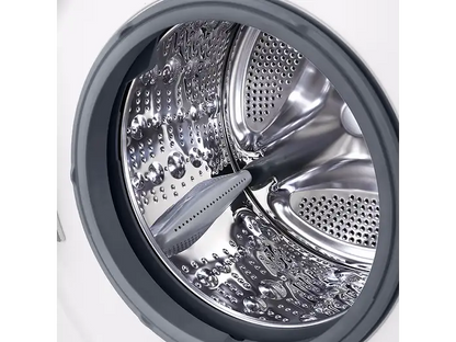 Lavadora carga frontal - LG F4X1009NWK, 9 kg, 1400 rpm, 10 programas, AI Direct Drive™, ThinQ™, Blanco Marfil