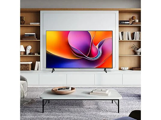 TV LED 50" - Hisense 50A6Q, UHD 4K, Quad Core/MT9603, IA 4K Upscaler, Modo Juego Plus, Control por voz, Negro