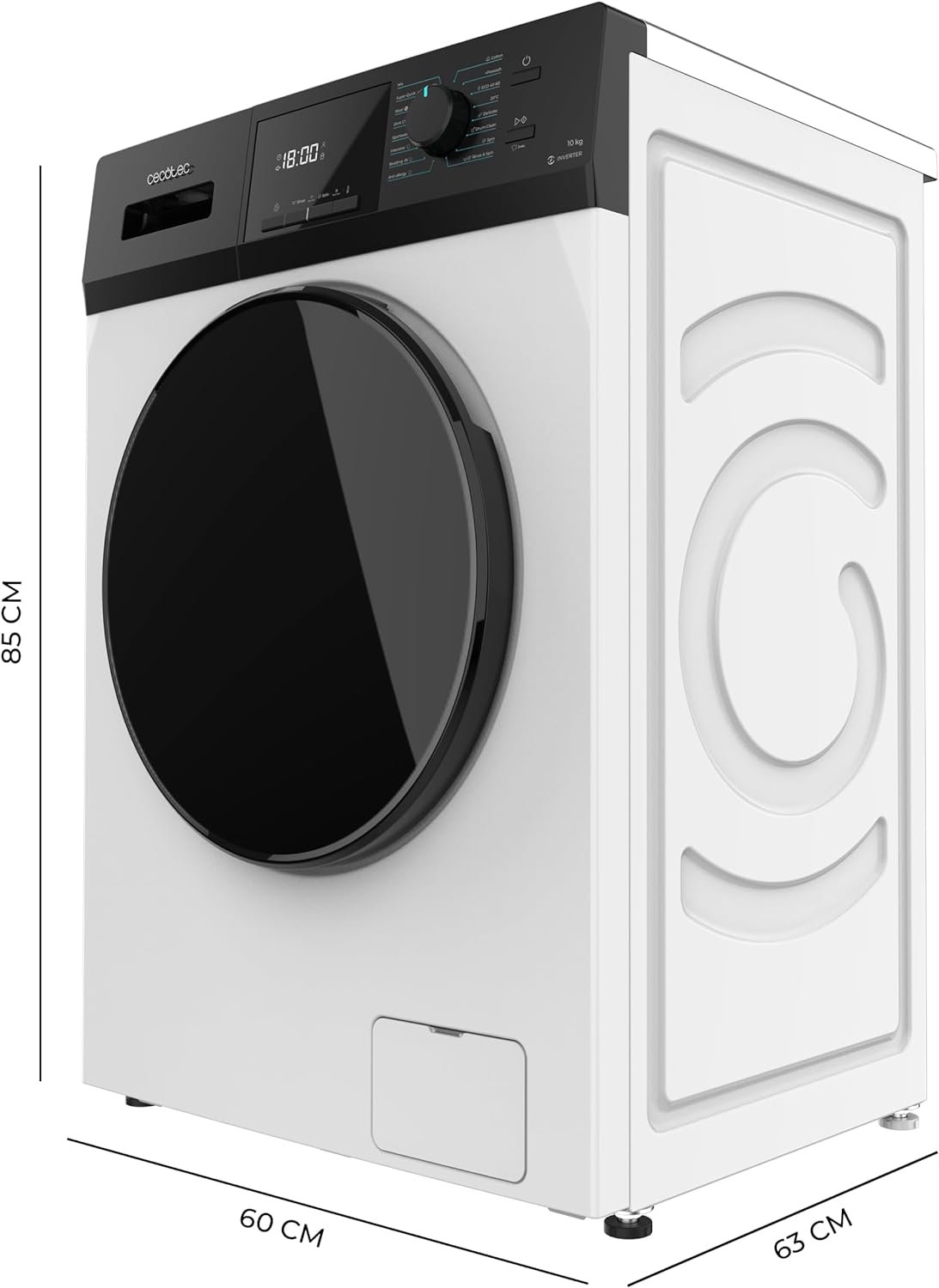 Bolero DressCode 10410 Inverter a lavadora de carga frontal 10kg