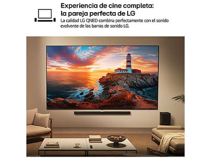 TV QNED 86 - LG 86QNED81A6A, UHD 4K, Procesador Inteligente α7 AI Processor 4K Gen8, Smart TV, DVB-T2 (H.265), Negro