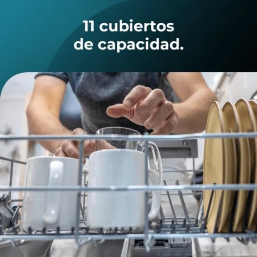 Cecotec Bolero Aguazero 4201 lavavajillas 11 cubiertos E acero