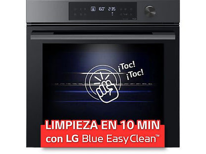 Horno - LG WS7D7631WB, Multifunción, Pirolítico, Sistema de limpieza Blue EasyClean™, 76 L, 59.2 cm, ThinQ™, Acero negro mate
