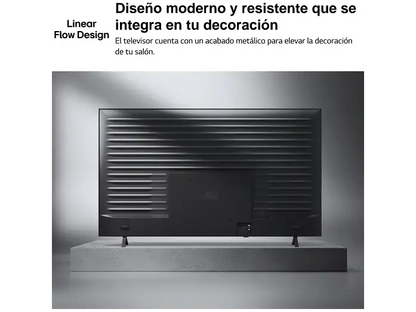 TV QNED Mini LED 75 - LG 75QNED72B6A, UHD 4K, Procesador Inteligente α7 AI Processor 4K Gen9, Smart TV, DVB-T2 (H.265), Negro