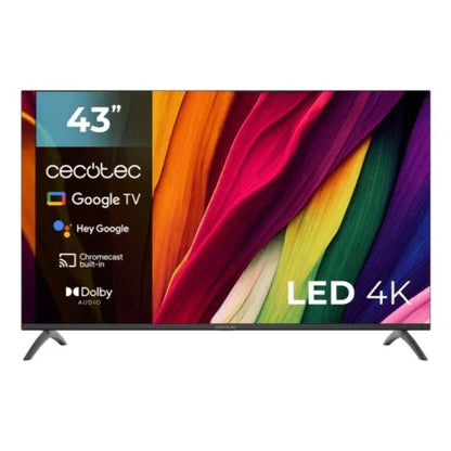 TV Cecotec LED A4 Series ALU40043 43″ 4K Ultra HD Android TV Dolby Vision Bluetooth HDR10 Chromecast VRR