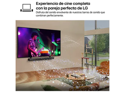 TV QNED Mini LED 50 - LG 50QNED72B6B, UHD 4K, Procesador Inteligente α7 AI Processor 4K Gen9, Smart TV, DVB-T2 (H.265), Negro