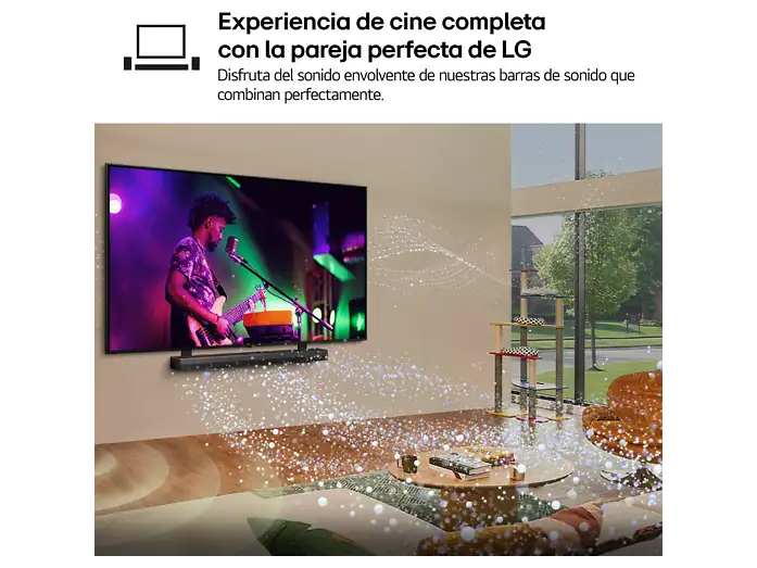 TV QNED 65 - LG 65QNED72B6B, UHD 4K, Procesador Inteligente α7 AI Processor 4K Gen9, Smart TV, DVB-T2 (H.265), Negro