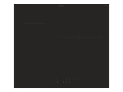 Placa inducción - Candy CI633MCBB, 3 Zonas, Zona grande de 29 cm, Negro