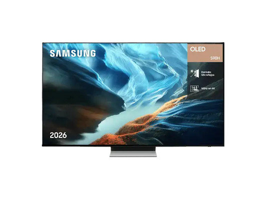 TV OLED 55 - Samsung TQ55S90HAEXXC, OLED 4K, NQ4 AI Gen3 Processor, Smart TV, Tecnología Sin Reflejos, Full AI, Negro