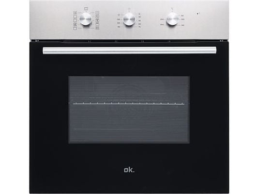 Horno - ok. OBO 311-1 A, Multifunción, Esmalte fácil de limpiar, 70 l , 63 cm, 9 programas + ECO, Inox