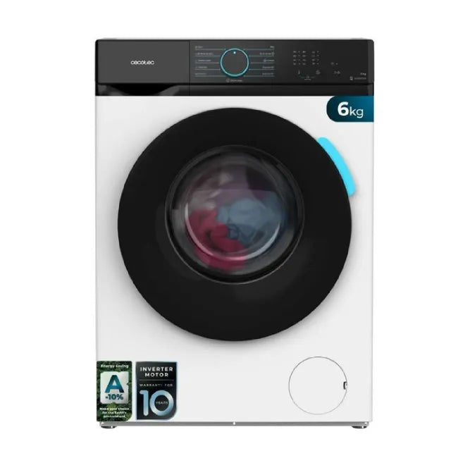 Cecotec Lavadora 6Kg Carga Frontal Bolero DressCode 6110 Inverter Max