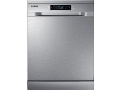 Lavavajillas - Samsung DW60M6050FS, 14 servicios, 7 programas, 59.8 cm, Función Higiene, Configuración Flexible, Inox
