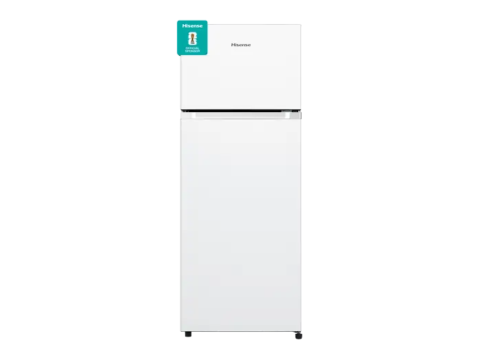 Frigorífico dos puertas - Hisense RT267D4AWE, Cíclico Defrost, 143.4 cm, 206 l, Iluminación LED, Blanco