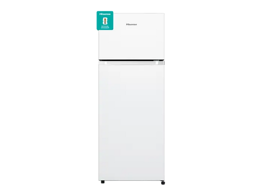 Frigorífico dos puertas - Hisense RT267D4AWE, Cíclico Defrost, 143.4 cm, 206 l, Iluminación LED, Blanco