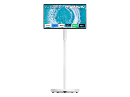 TV LED 27" - Thomson 27UE7M45, UHD 4K, ARM Cortex-A72*4+ARM Cortex-A53*4, Webcam Integrada, Pantalla táctil, Subwoofer, Micrófono, Blanco