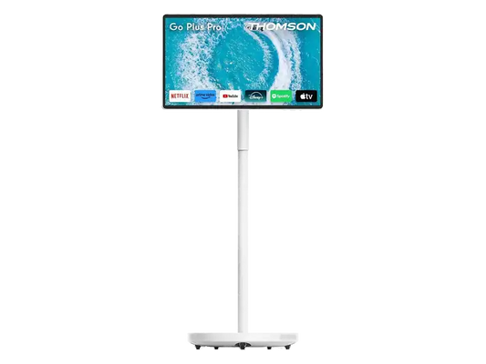 TV LED 27" - Thomson 27UE7M45, UHD 4K, ARM Cortex-A72*4+ARM Cortex-A53*4, Webcam Integrada, Pantalla táctil, Subwoofer, Micrófono, Blanco