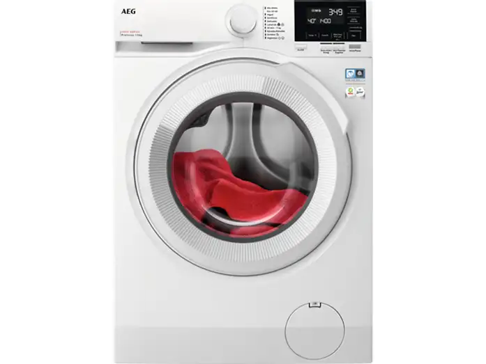 Lavadora carga frontal - AEG Serie 6000 ProSense LFR6114O2B, 10 kg, 1,400 rpm, 10 programas, Blanco