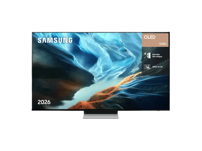 TV OLED 65 - Samsung TQ65S90HAEXXC, OLED 4K, NQ4 AI Gen3 Processor, Smart TV, Tecnología Sin Reflejos, Full AI, Negro