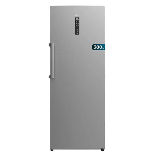 Cecotec Congelador Vertical de 380L Bolero CoolMarket UF 380 inox D. 1950W, Motor Inverter Plus, Bajo Consumo, Total No Frost