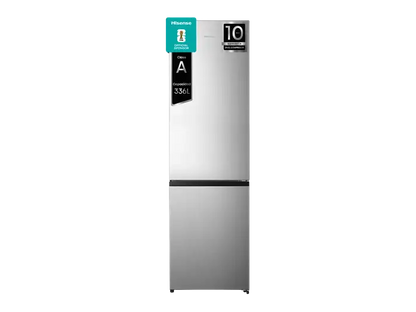 Frigorífico combi - Hisense RB440N4ACA, No Frost, 201.7 cm, 336 l, Multi-Air Flow. Motor Inverter, Inox