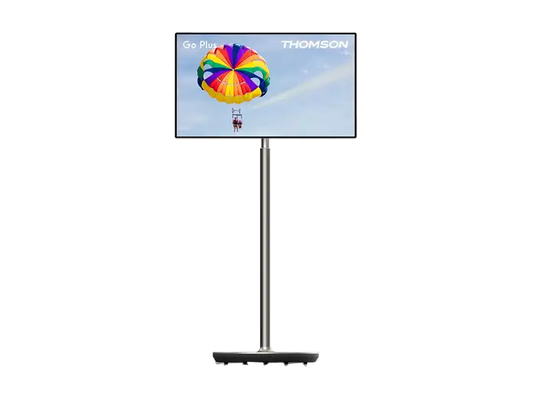 TV LED 32 - Thomson 32UE5M45E, UHD 4K, ARM Cortex-A724+ARM Cortex-A534, Webcam Integrada, Pantalla táctil, Subwoofer, Micrófono, Blanco