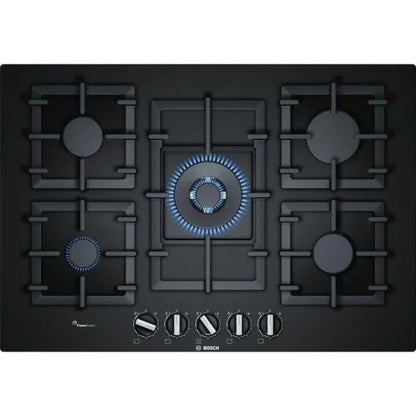 Bosch PPQ7A6B90 Placa de Gas 5 Zonas 75cm Negra