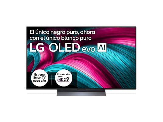 TV OLED 77 - LG OLED77C55LA, OLED 4K, Procesador Inteligente α9 AI Processor 4K Gen8, Smart TV, DVB-T2 (H.265), Negro