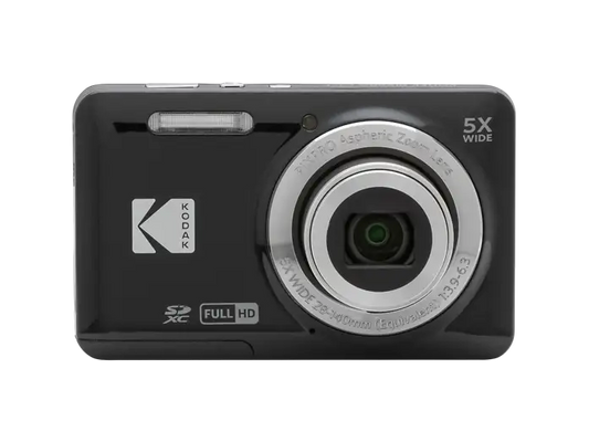 Cámara digital - KODAK FZ55-BK, 16,76 megapixel, Full HD 1080p, Negro