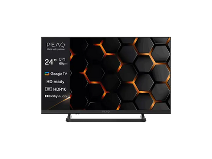 TV LED 24 - PEAQ PTV 24GH-5025C, HD Ready, Google TV, Dolby Audio, DVB-T2, Negro