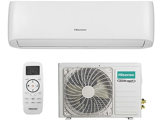 Split 1x1 - HISENSE Brissa CA25YR03, Función Inverter, Blanco
