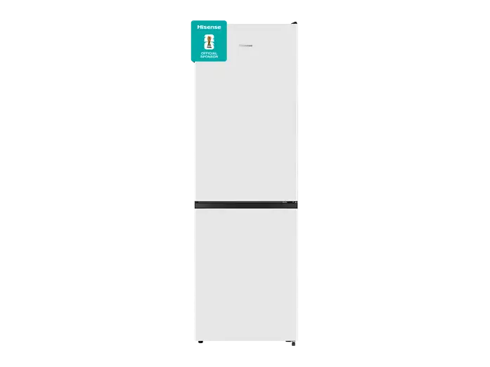Frigorífico combi - Hisense RB390N4AWE1, Puerta reversible, Congelamiento rápido, No Frost, 186 cm, 304 l, Blanco