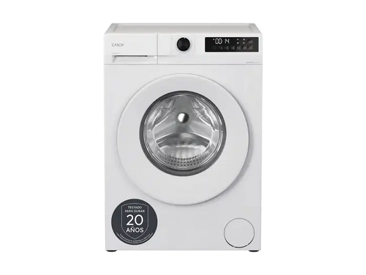 Lavadora carga frontal - Candy GD 4105-S ProWash 300, 10 kg, 1400 rpm, 16 programas, Blanco