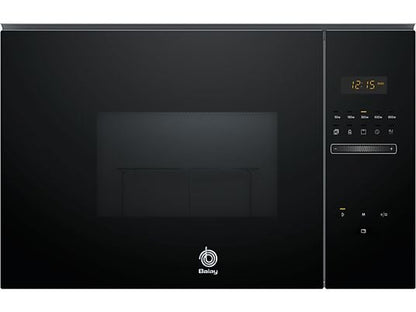 Microondas integrable - Balay 3CG5172N2, 800 W, 5 niveles, 20 l, Negro