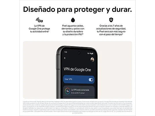 Móvil Google Pixel 8a Obsidiana 256 GB 8 GB RAM