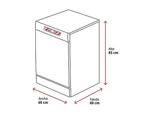Lavavajillas - LG DF273FW, 14 servicios, 10 programas, 60 cm, QuadWash™, Blanco