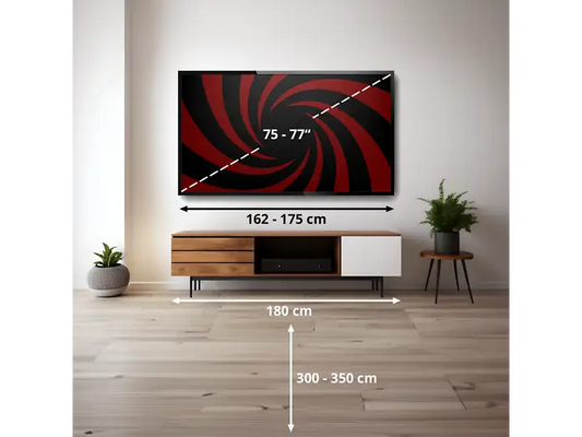 TV QNED Mini LED 75 - LG 75QNED72B6A, UHD 4K, Procesador Inteligente α7 AI Processor 4K Gen9, Smart TV, DVB-T2 (H.265), Negro