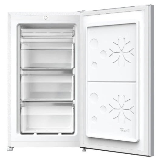 Congelador Vertical Infiniton CV-85L8BDL 64L Clase D Blanco